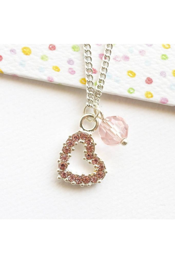 Pink Heart Necklace