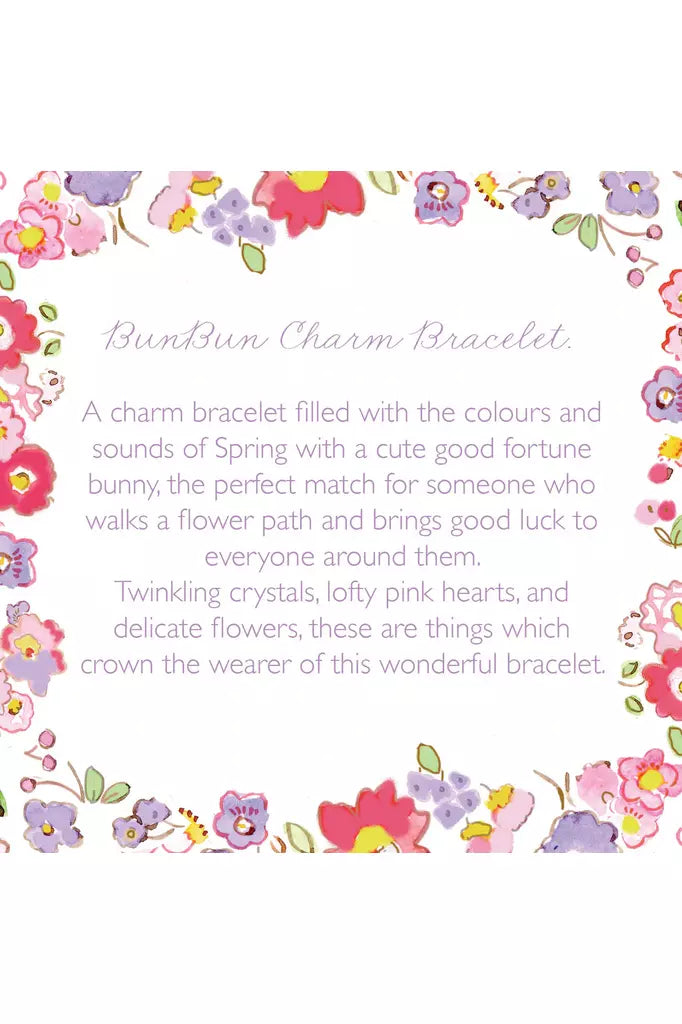 Petite Fleur BunBun Charm Bracelet - Boxed
