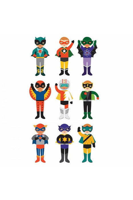 Superheroes Magnetic Costume Builder