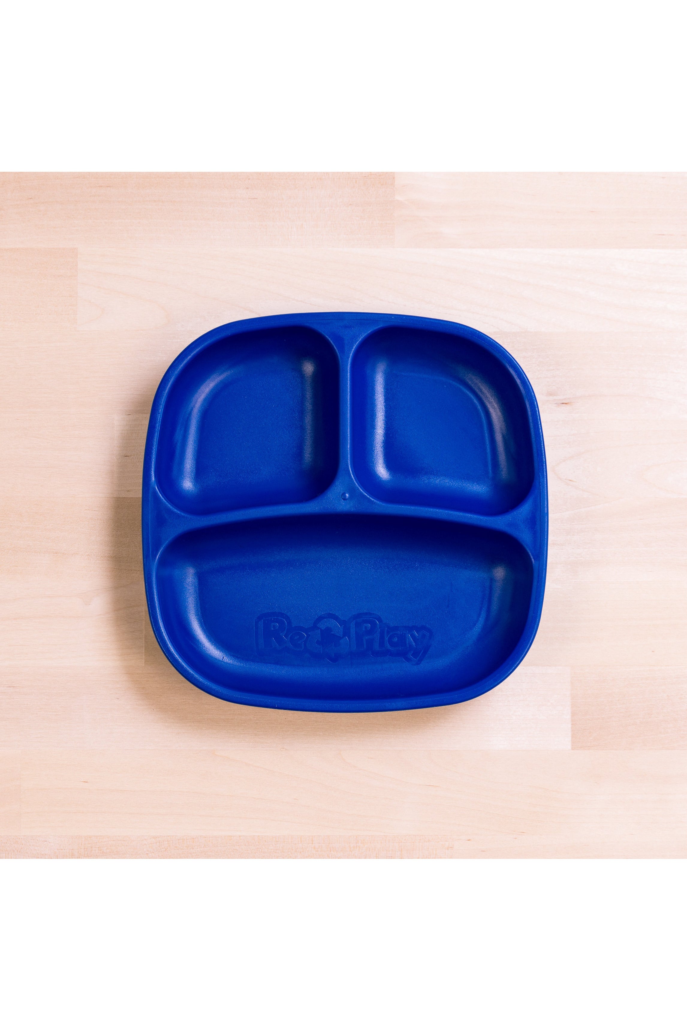 Re-Play Divided Plate - Navy Blue