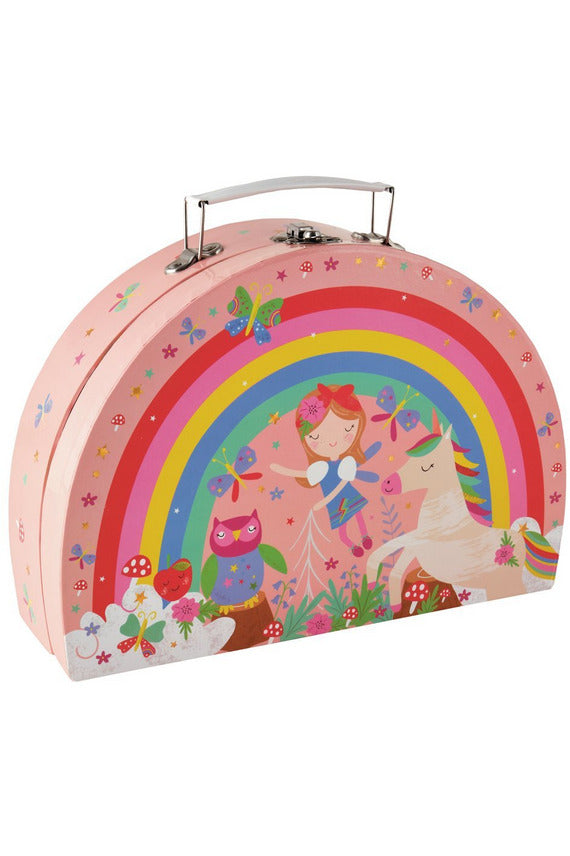 10 Piece Tin Tea Set - Rainbow Fairy