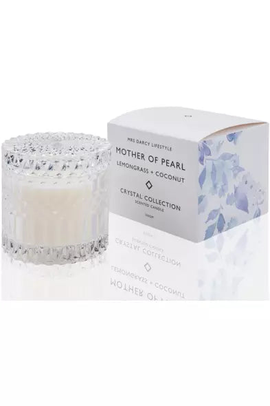MOTHER OF PEARL CANDLE - LEMONGRASS + COCONUT
