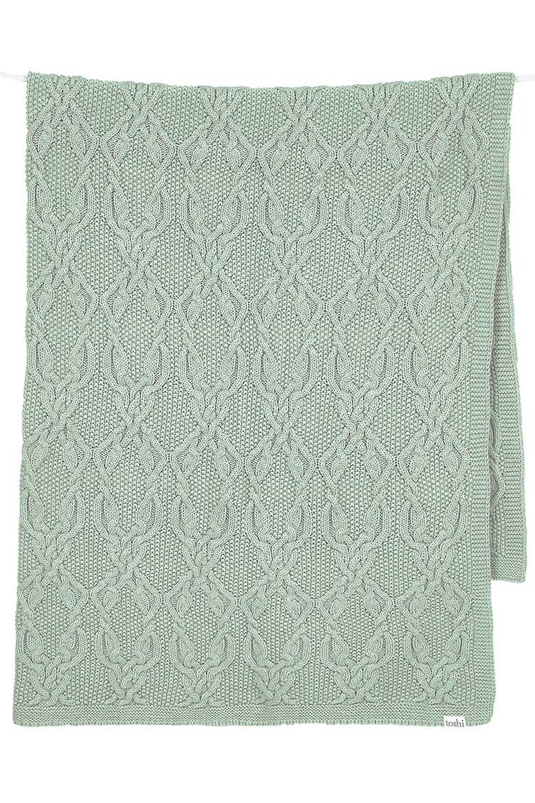 Organic Blanket Bowie - Jade