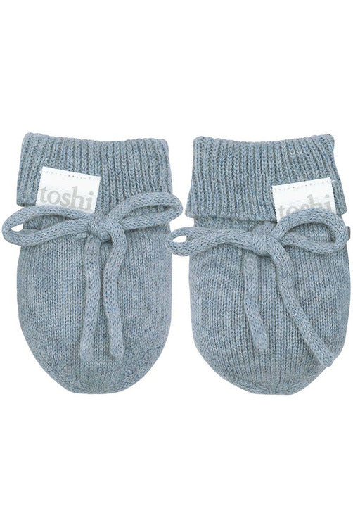 Toshi Organic Baby Mittens - Storm