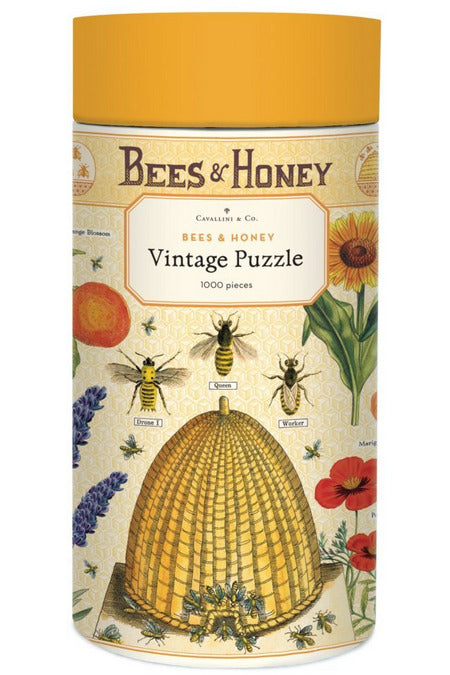 Puzzle - Bees & Honey Vintage Puzzle 1000pc