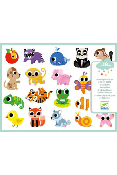 Baby Animals Puffy Stickers