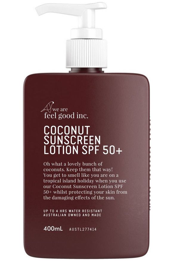 Feel Good Sunscreen - Coconut 50+ 400ml pump