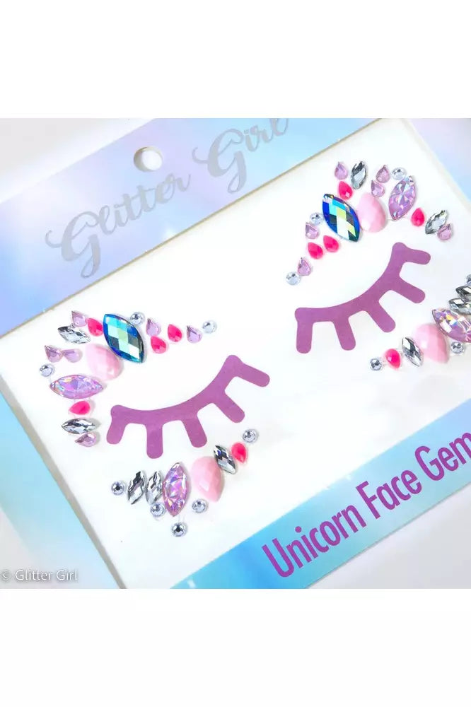 Unicorn Face Gems (Snowflake) - Kawaii Kids