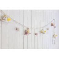 Rainbow Clover -Felt Unicorn Garland - Pink