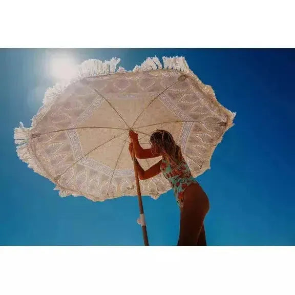Salty Shadows - Inca Beach Umbrella