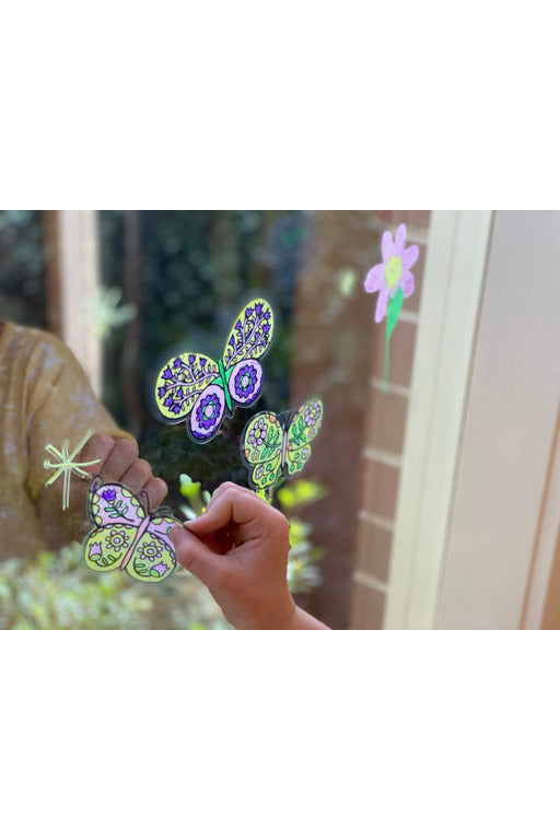 Movable Window Art - Butterflies