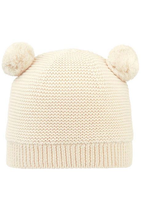 Organic Beanie Snowy - Feather