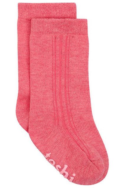 Organic Socks Knee - Fuschia