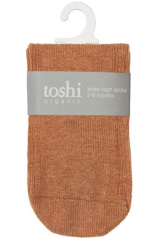 Organic Socks Knee - Ginger