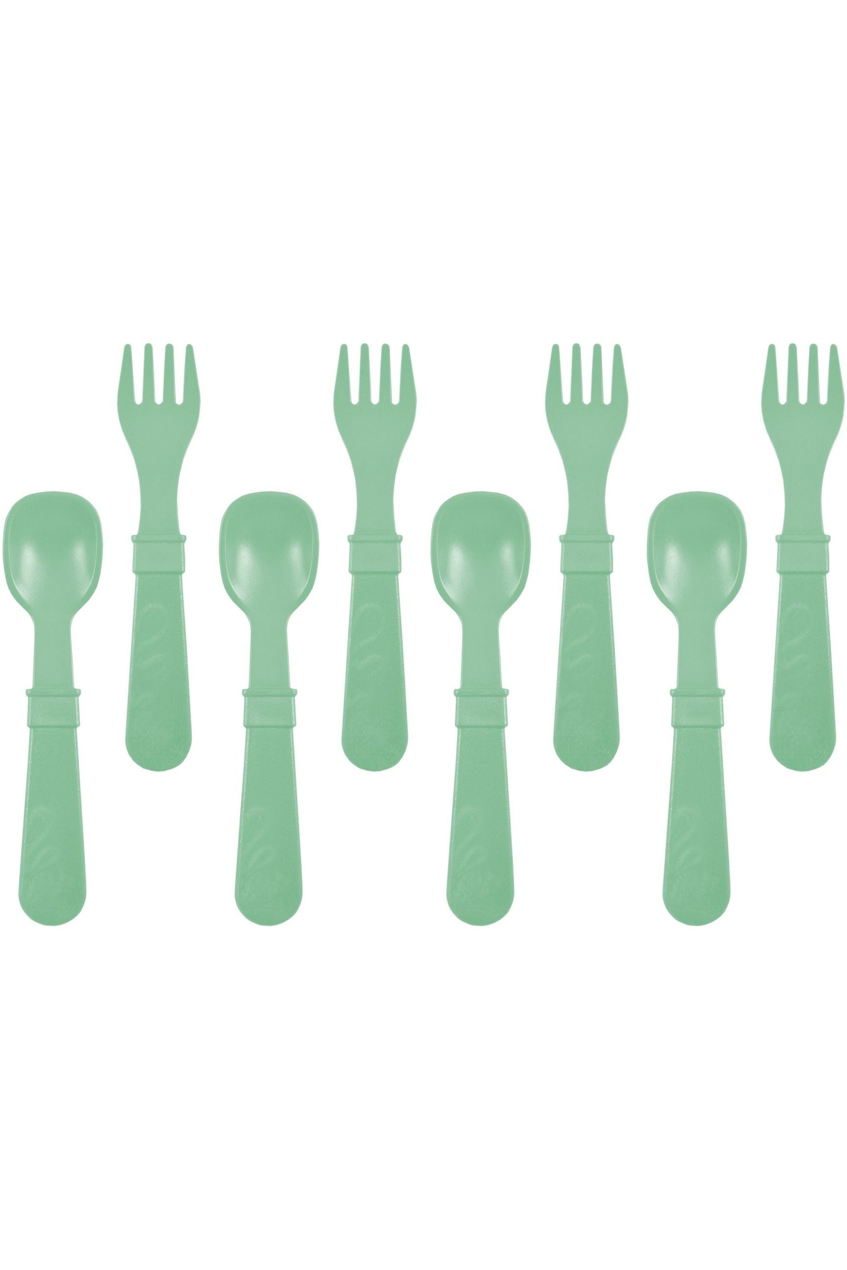 Re-Play Fork and Spoon Set - Sage