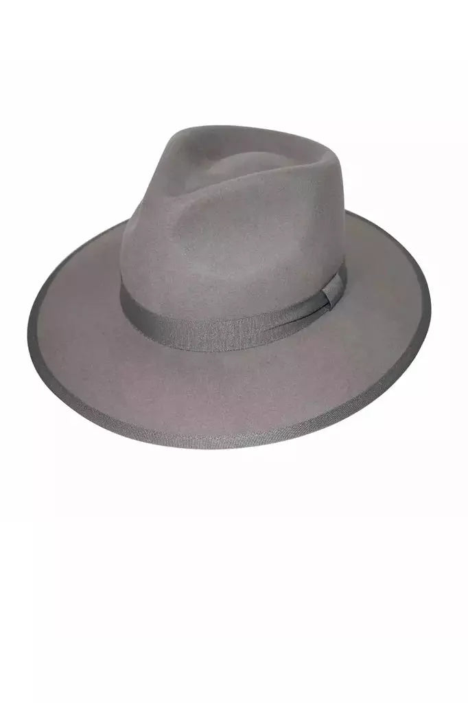 Vail Felt Fedora - Light Grey