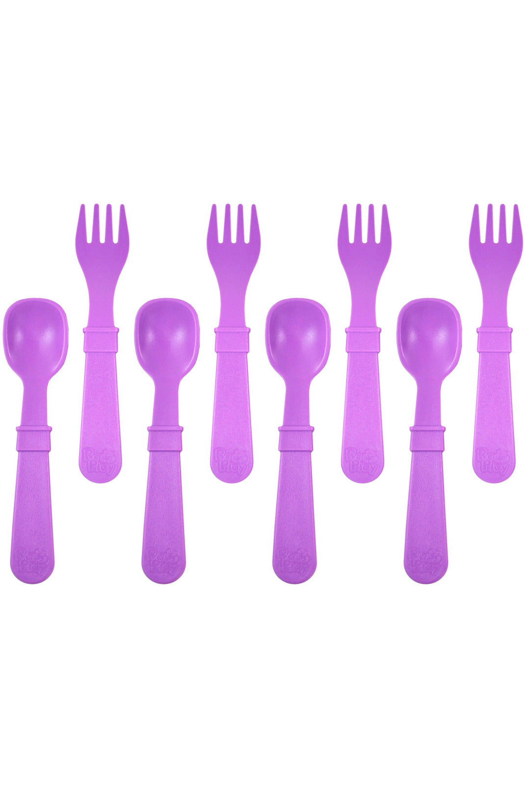 Re-Play Fork and Spoon Set - Purple