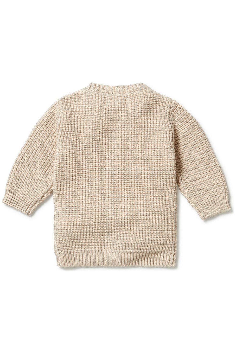 Knitted Button Cardigan - Oatmeal