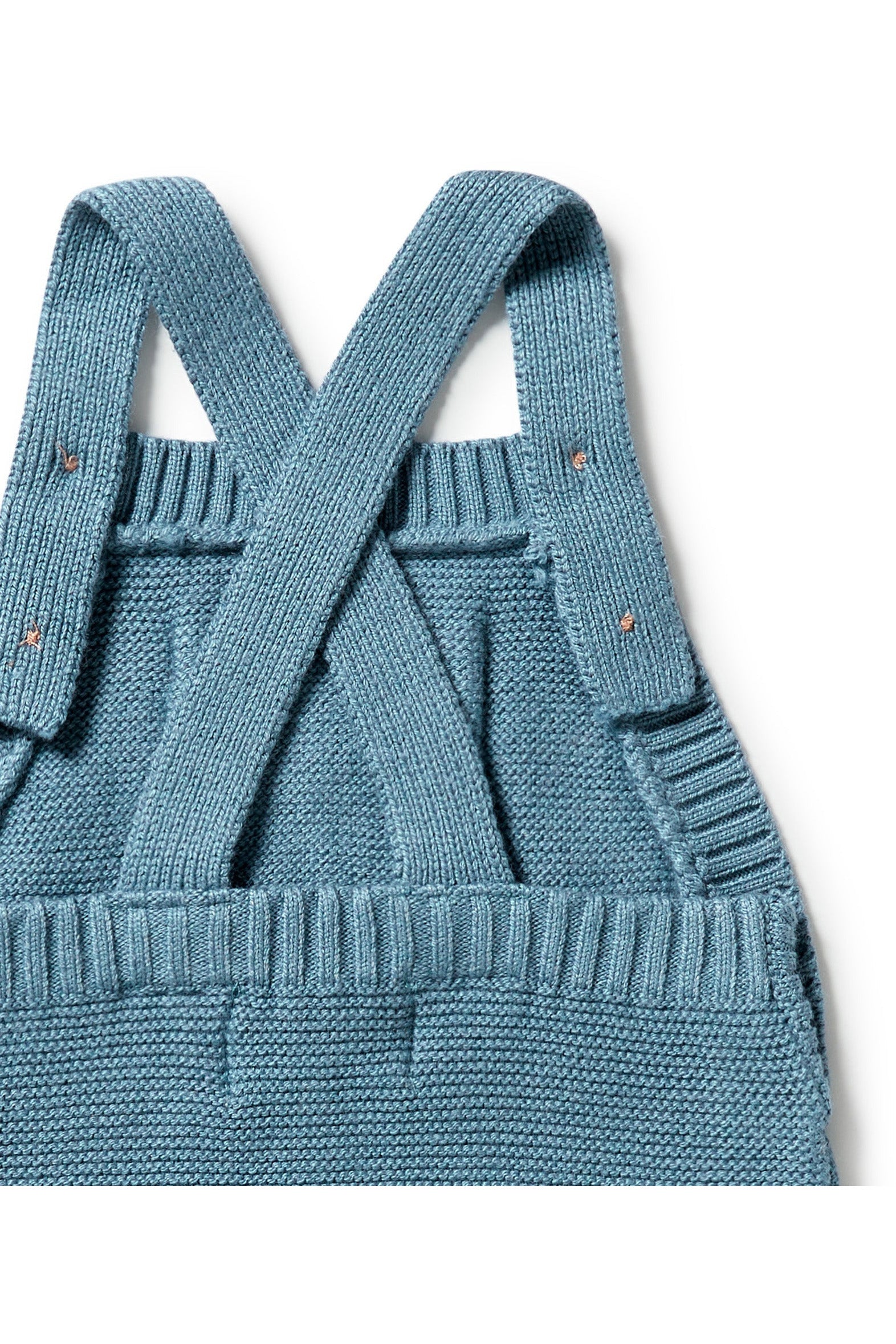 Knitted Overall - Bluestone