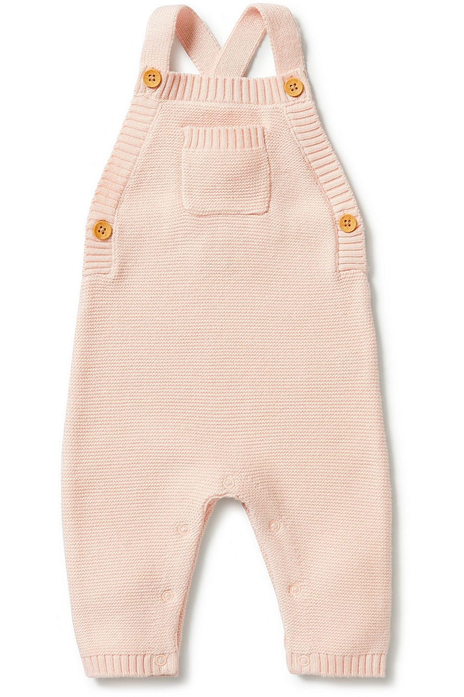 Knitted Overall - Blush