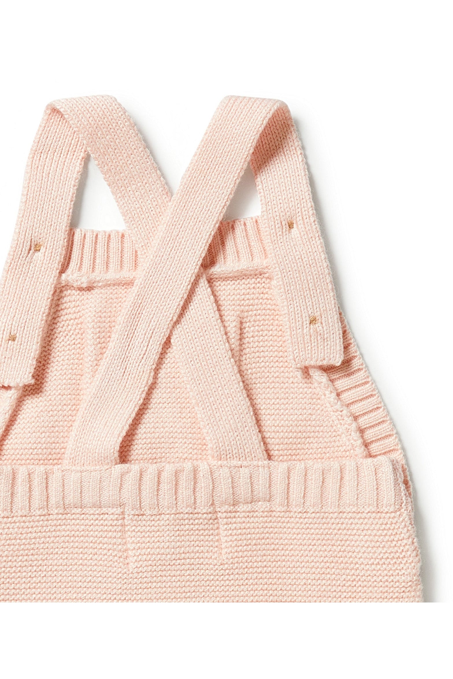 Knitted Overall - Blush