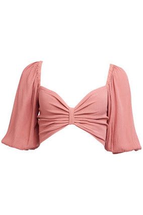 ARIA WASHED TOP - PINK