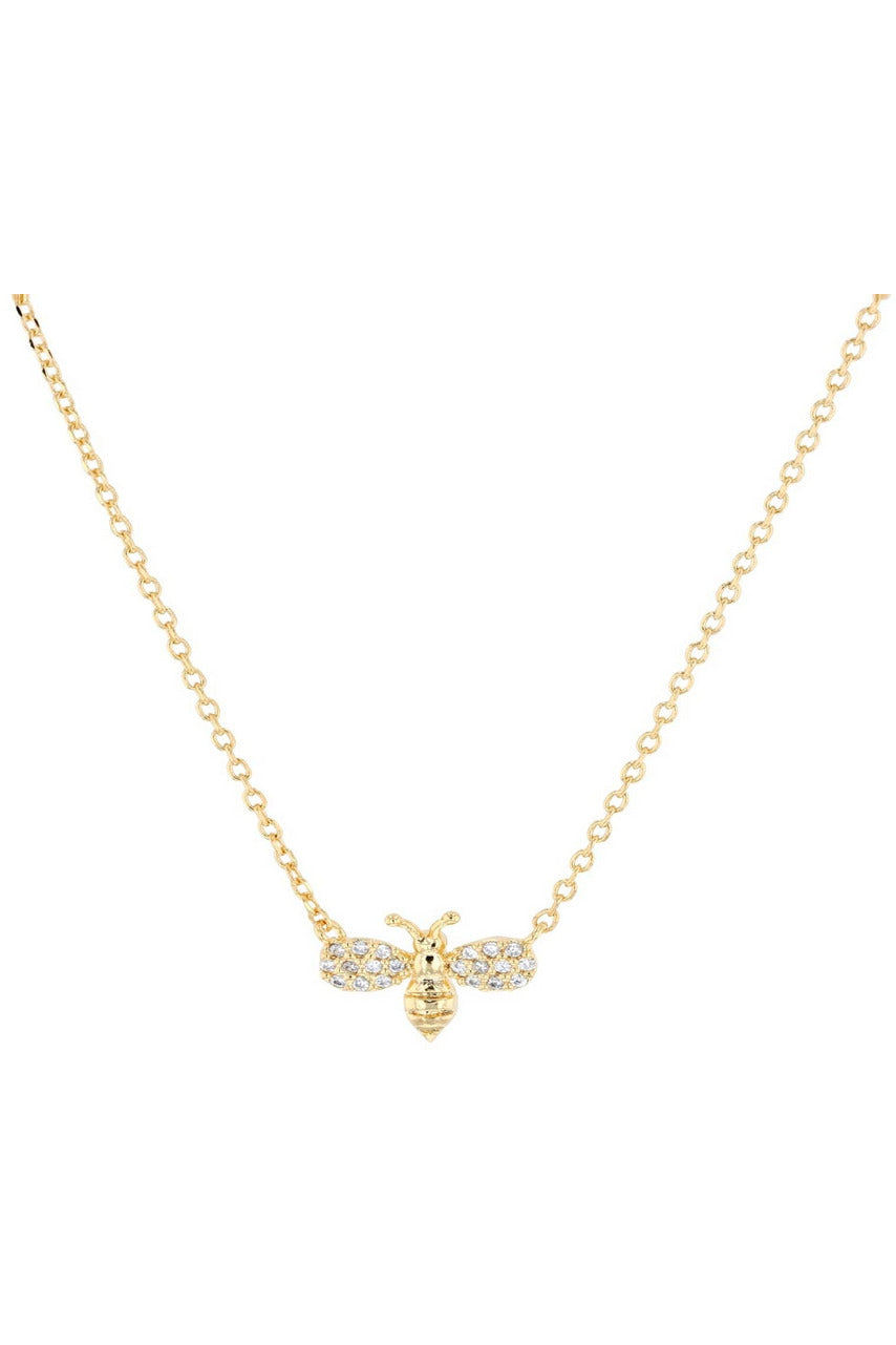 Gold Free Bee Necklace