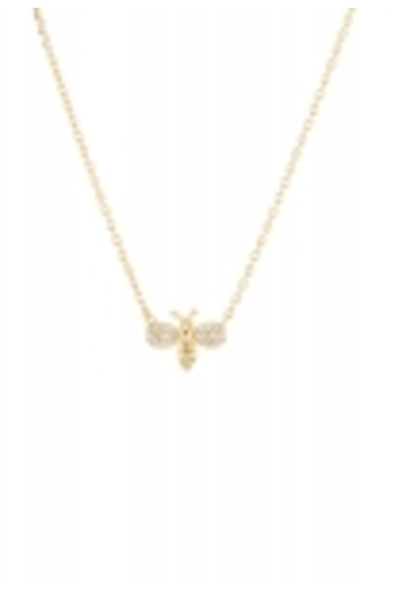 Gold Free Bee Necklace