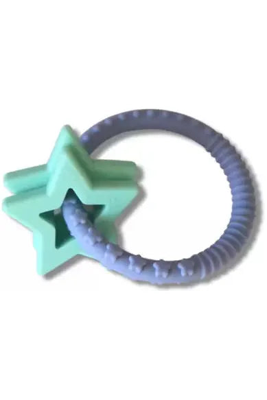 Star Teether - Soft Blue