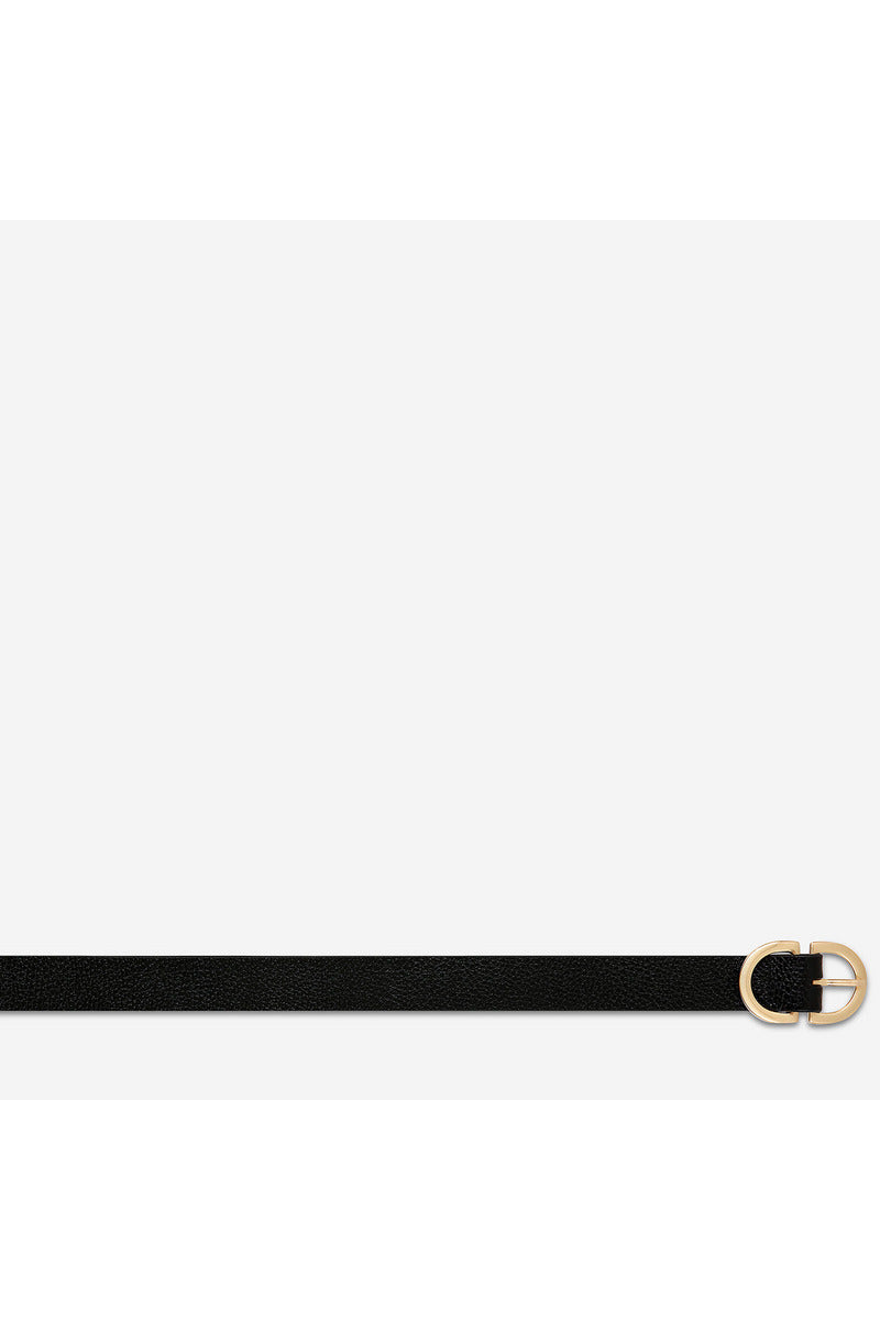 Status Anxiety - In Reverse Belt - Black/Gold Belt - ML