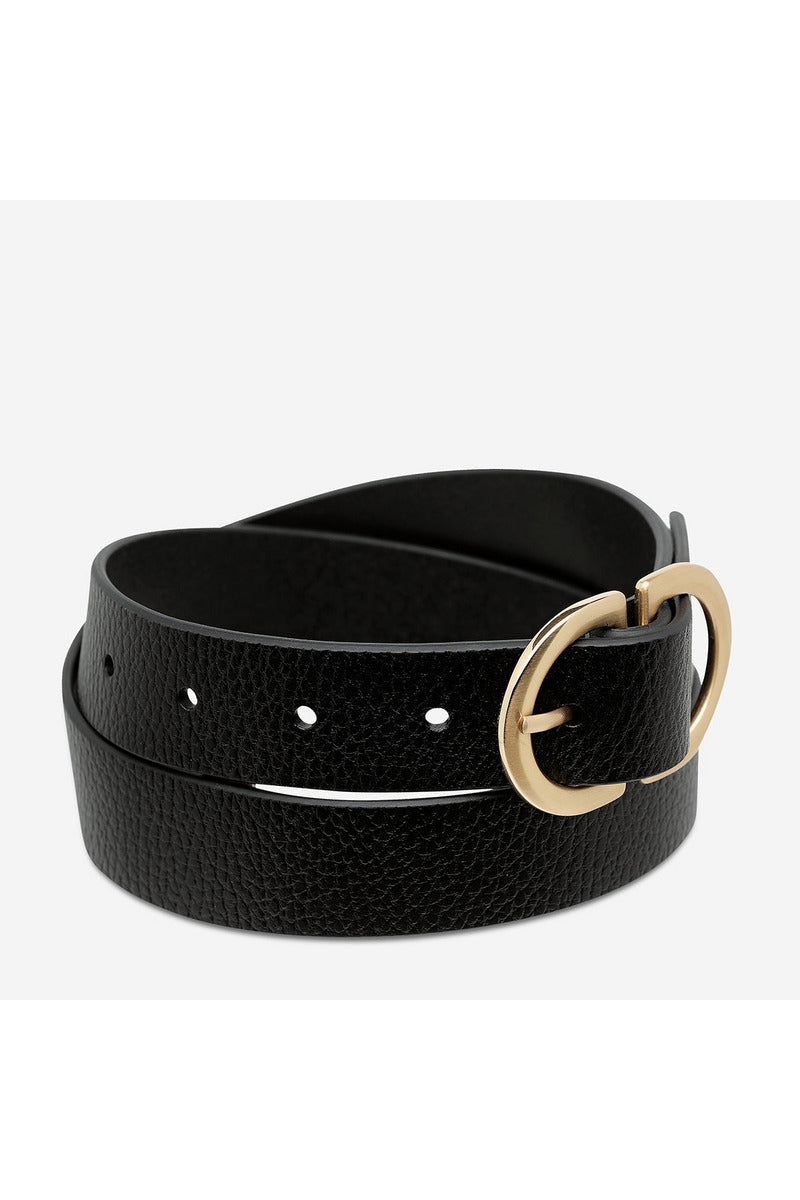 Status Anxiety - In Reverse Belt - Black/Gold Belt - ML