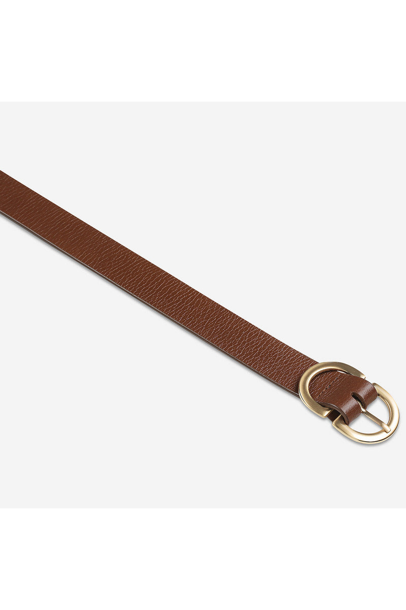 Status Anxiety - In Reverse Belt- Tan/Gold - ML